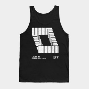 Level 42 / Minimalist Graphic Artwork Design Tank Top